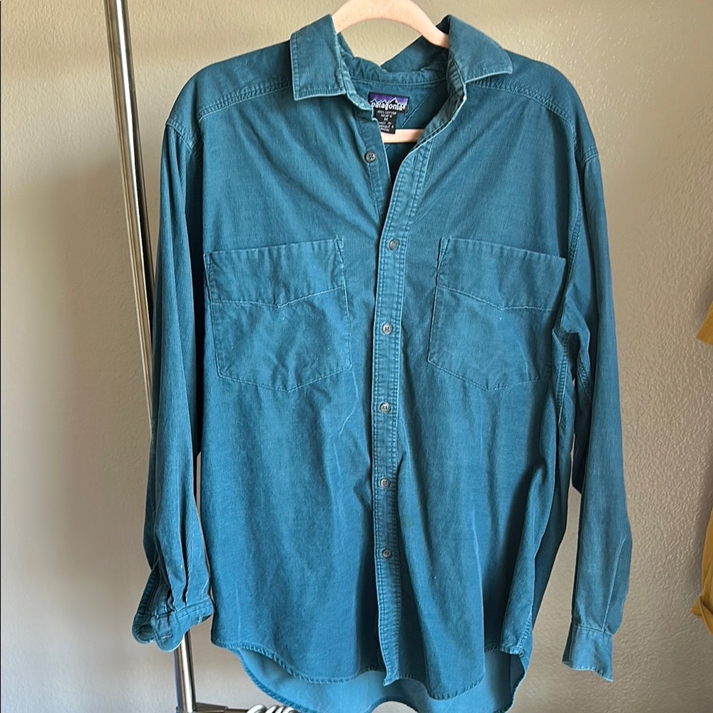 Patagonia Blue Fashion Button Down Longsleeve Shirt M